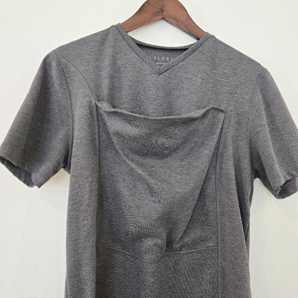 Lalabu Dad T Shirt Short Sleeve Gray Pouch M - Picture 6 of 15
